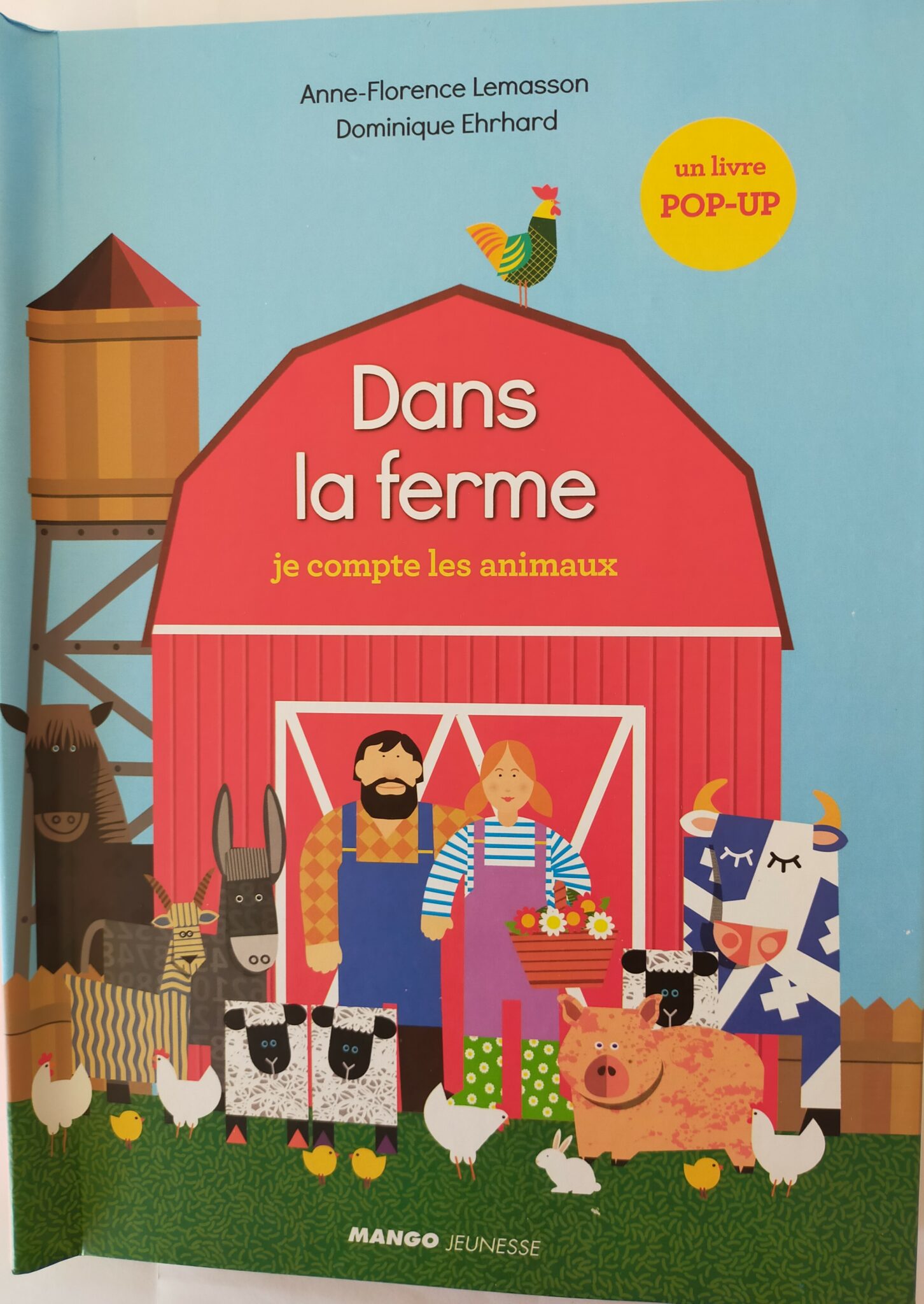 Dans la ferme je compte les animaux PopUp féerie