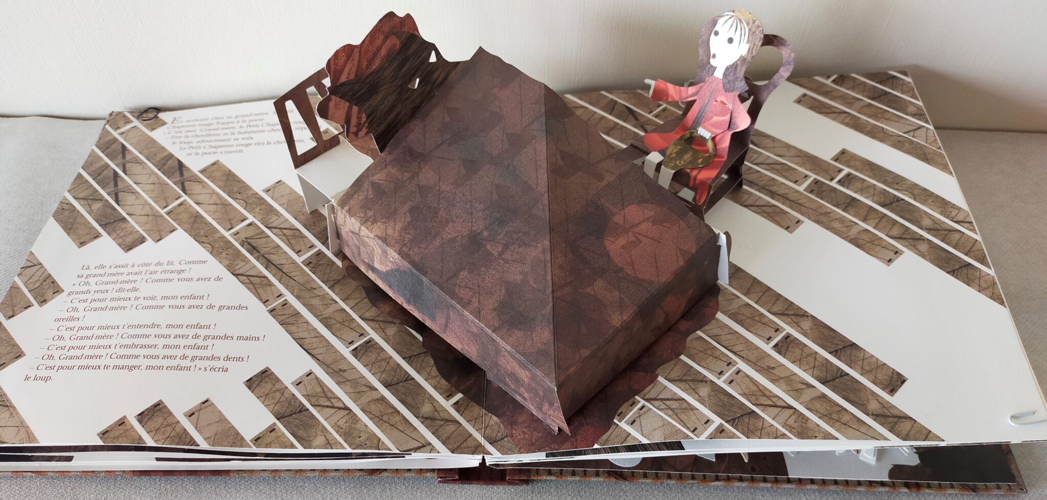 Pop-up Le Petit Chaperon Rouge – Grolleron – Éditions Lucos – État Correct